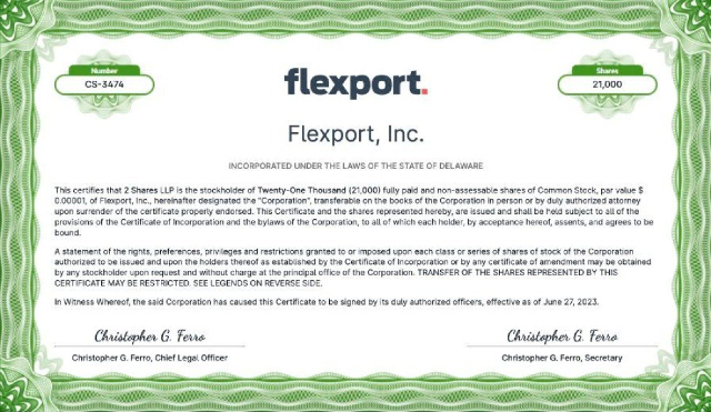 Купили долю в логистической компании  FlexPort